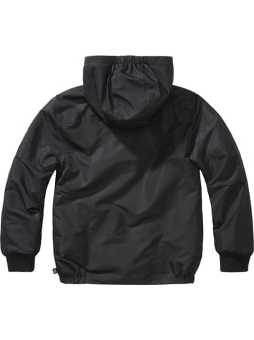 Brandit Kinder Funktionsjacke "Kids Frontzip Windbreaker" in Schwarz