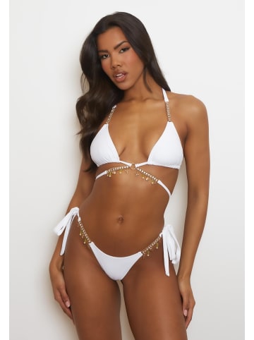 Moda Minx Bikini Hose Seychelles Tie Side Brazilian in Weiß
