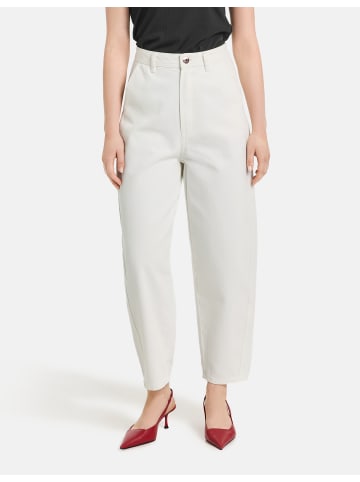 TAIFUN Hose Jeans verkürzt in Offwhite