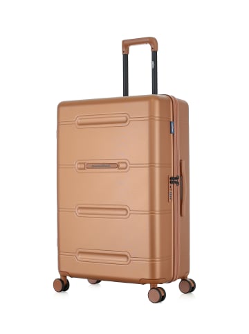 American Travel Großer Hartschalenkoffer CLEVELAND in Hellbraun (101L)