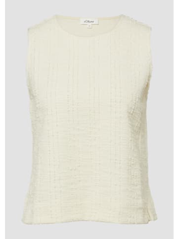 s.Oliver Sweatshirt in 8000_helles beige