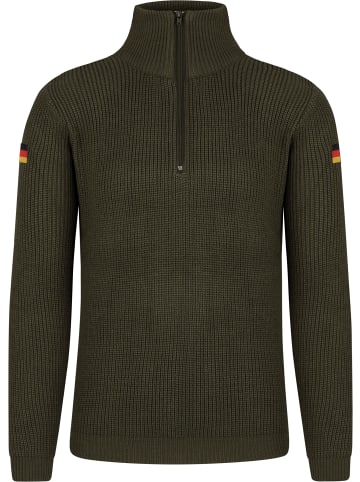 Normani Outdoor Sports Herren Troyer-Pullover Höntrup in Oliv