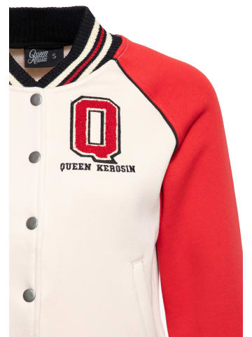 Queen Kerosin Queen Kerosin College Sweatjacke Q in rot