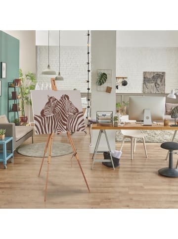 relaxdays Feldstaffelei in Natur - (B)75 x (H)184 x (T)60 cm