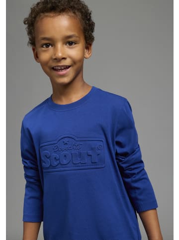 Scout Langarmshirt in blau