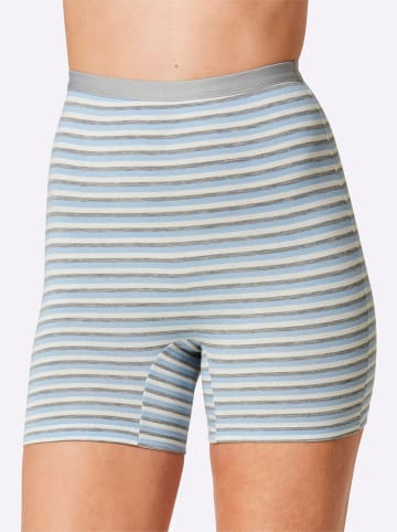 WITT WEIDEN Longpanty in grau-geringelt + grau-meliert