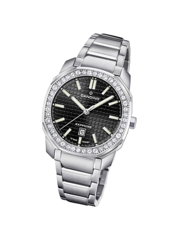 Candino Analog-Armbanduhr Candino Elegance silber mittel (ca. 35mm)