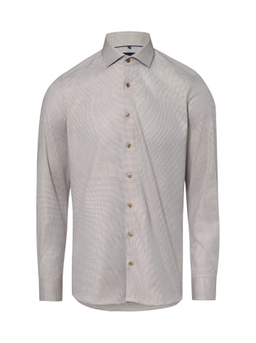 OLYMP LEVEL 5 Hemd in beige marine
