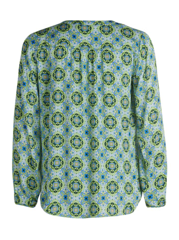 CARTOON Blusenshirt mit Muster in Green/Blue