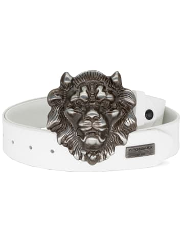 Cipo & Baxx Gürtel  90cm x 4 in White