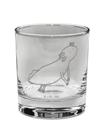 Mr. & Mrs. Panda Longdrinkglas Axolotl Schwimmen ohne Spruch in Transparent