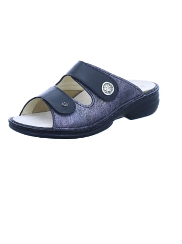 Finn Comfort Pantoletten ZENO in platin/schwarz