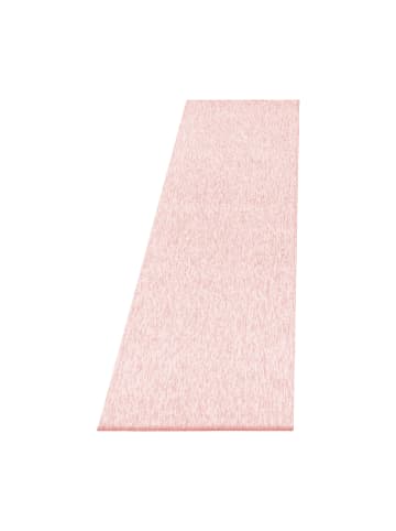 KADIMA DESIGN Teppich Kurzflor Waschbar Einfarbig AMMER Strapazierfähig OEKO-TEX in Rosa