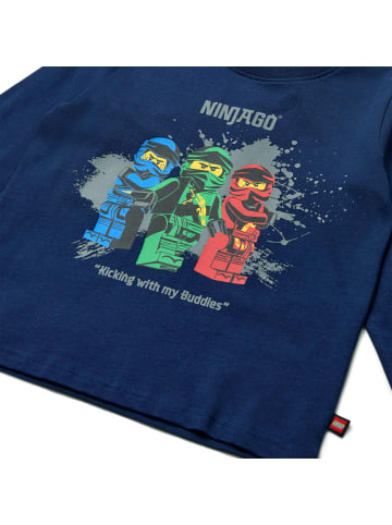 Legowear Langarmshirt in Dunkelblau