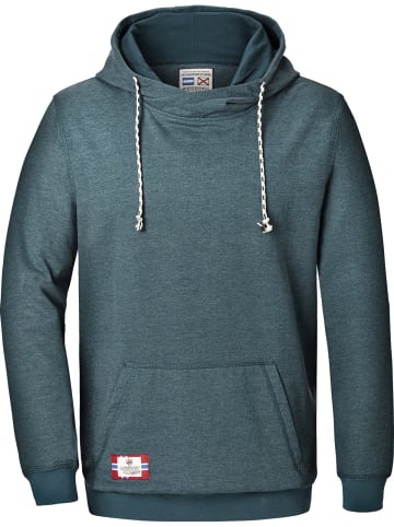 Jan Vanderstorm Sweatshirt BLANKARD in petrol melange