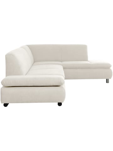 58 aufm Kessel ECKSOFA mit Ottomane rechts Kaye Flachgewebe beige