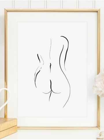 Tales by Jen Poster / Kunstdruck "Woman's back" I Ohne Rahmen