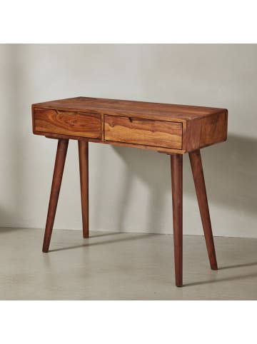 KADIMA DESIGN Konsolentisch WL5.577 90x76x36cm Massivholz mit Schubladen,