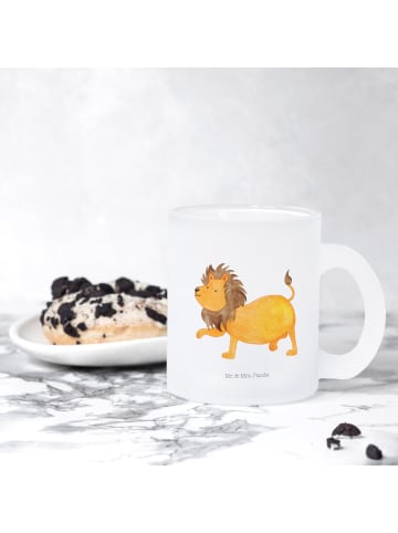 Mr. & Mrs. Panda Tee Tasse Sternzeichen Löwe ohne Spruch in Transparent