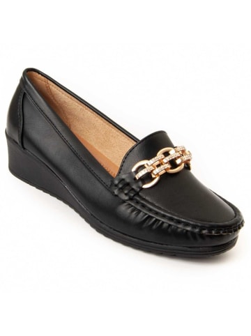 Montevita Mokassins Moli3 in Schwarz