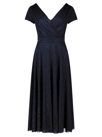 Vera Mont Cocktailkleid im Glitzer-Look in Dunkelblau/Grau