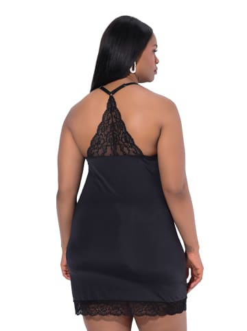 TruYou Négligé in schwarz