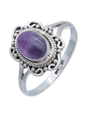 mantraroma 925er Silber - Ringe mit Amethyst