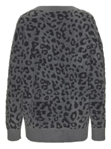 LASCANA Strickjacke in anthrazit-schwarz