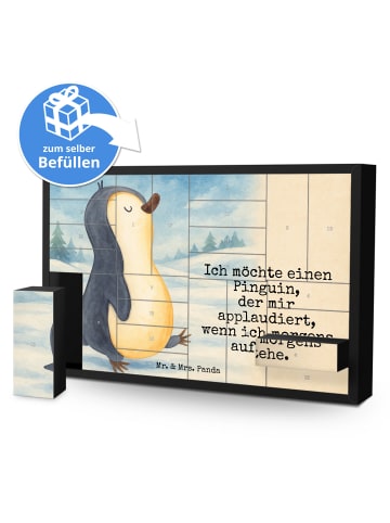 Mr. & Mrs. Panda Adventskalender Zum Befüllen Pinguin mHerziere... in Weiß