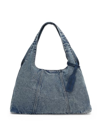 Les Visionnaires Paz Essential Schultertasche 49 cm in washed denim