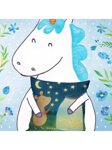 Mr. & Mrs. Panda Kopfkissen Maus Sterne Design ohne Spruch in Weiß