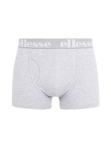 ellesse Boxershort 3er Pack in Schwarz/Grau/Weiß