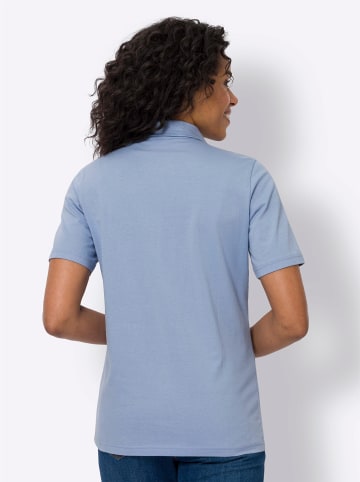 Sieh an! Poloshirt in bleu