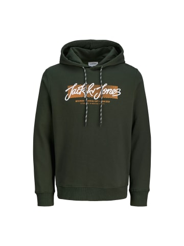 Jack and Jones JJURBAN Sweat Hood in Dunkelgrün