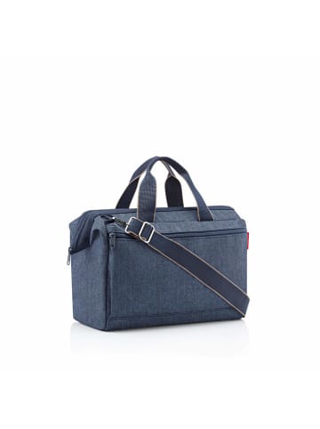 Reisenthel travelling allrounder S pocket - Reisetasche 39 cm in herringbone dark blue