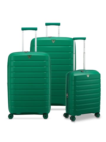 Roncato B-Flying Move 4 Rollen Kofferset 3-teilig mit Dehnfalte in lime