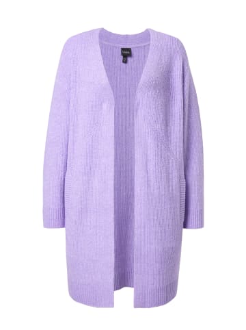 Ulla Popken Strickjacke in lavendel