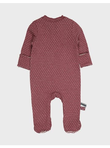 OrganicEra Baby Schlafstrampler in Bordeaux Melange