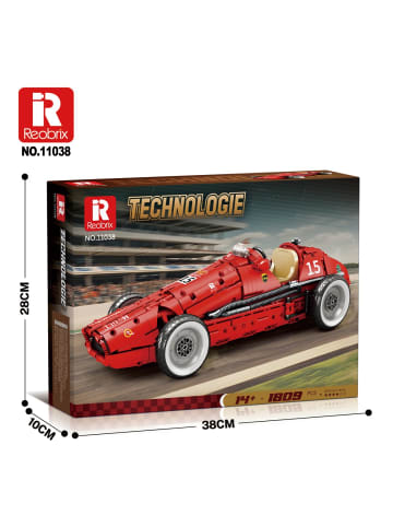 Reobrix Rennwagen 500 F2 Klemmbaustein Fahrzeug 1809 Teile