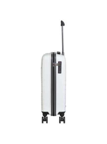 Check.In Orlando - 4-Rollen-Kabinentrolley 55 cm (gelb) in weiß