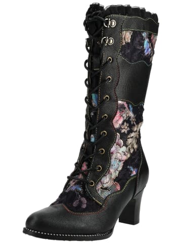 LAURA VITA Stiefel in Schwarz Kombi