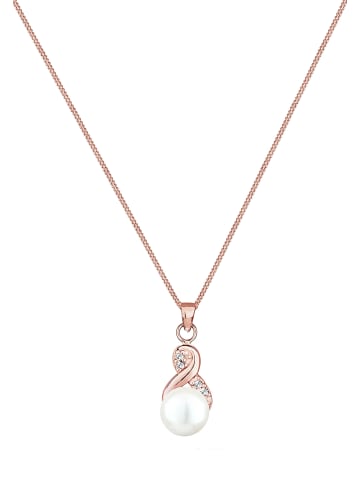 Elli Halskette 925 Sterling Silber Infinity in Rosegold