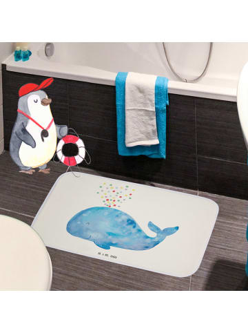 Mr. & Mrs. Panda duschmatten Wal Konfetti ohne Spruch in Weiß