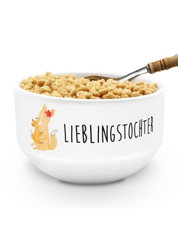 Mr. & Mrs. Panda schälchen Fuchs Mama mit Spruch in Weiß