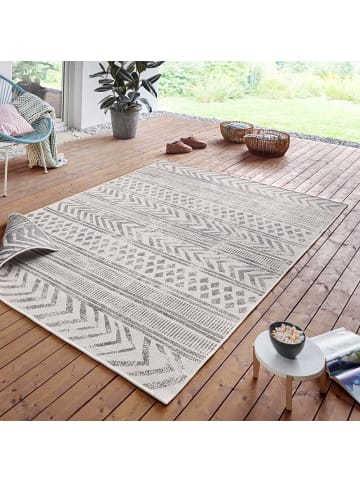 NORTHRUGS In- & Outdoor Wendeteppich Biri Grau Creme