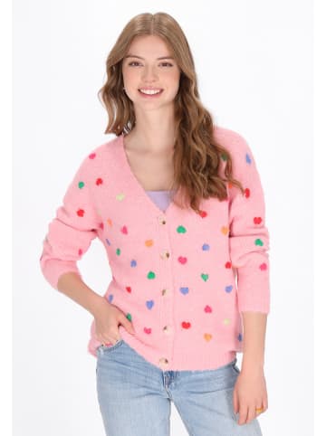 myMo Women Cardigan in rose