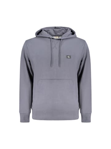 Calvin Klein Blaues Baumwoll-Kapuzen-Sweatshirt