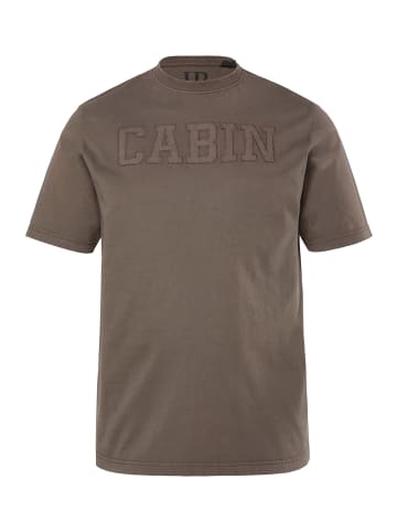 JP1880 Kurzarm T-Shirt in mahagonibraun