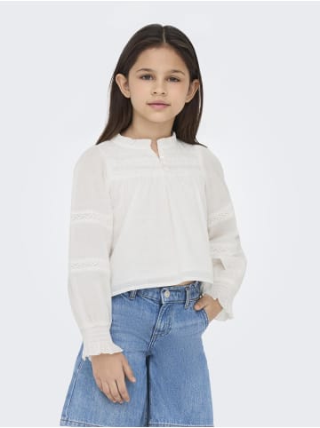 KIDS ONLY Hemd in Cloud Dancer