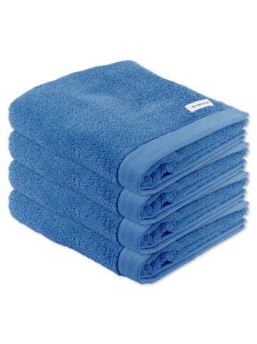 Tom Tailor Handtuch 4er Pack in Blau